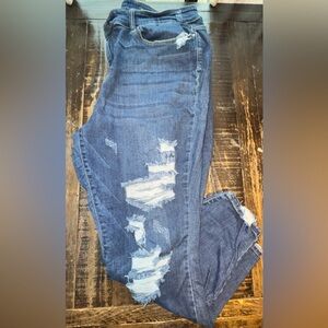 Judy Blue Skinny Fit Distressed Jeans